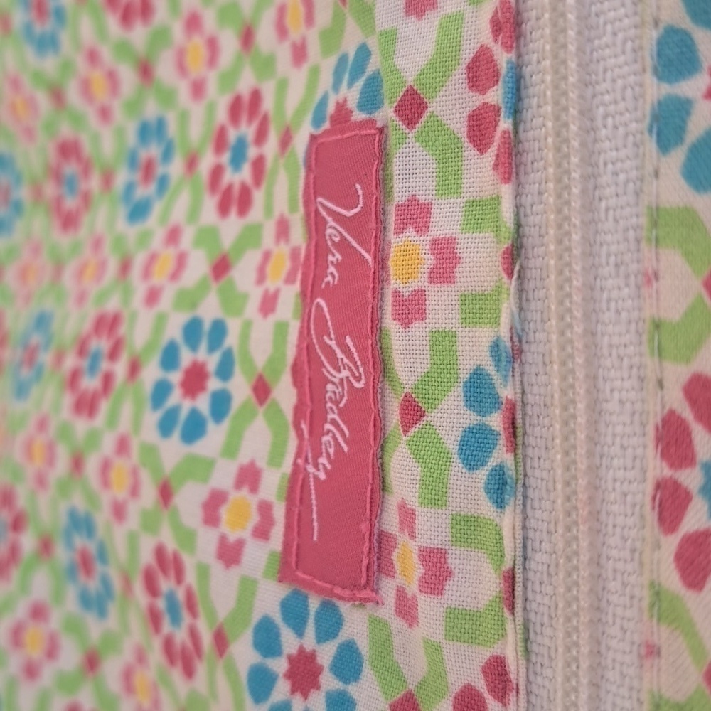 VERA BRADLEY STRAW TOTE EUC - Picture 7 of 10